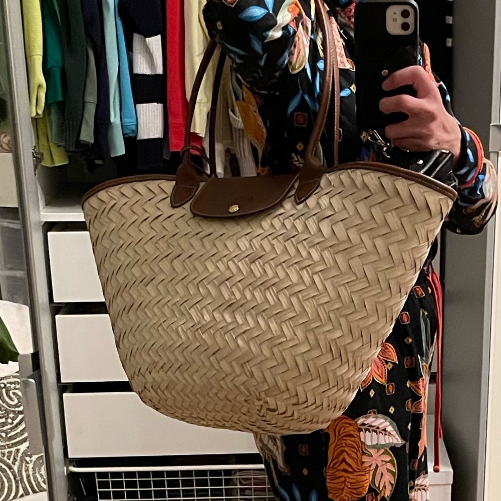 BNWT XL Longchamp Beach Tote - Picture 6 of 9